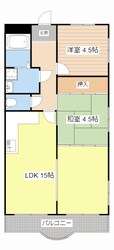 北野マンションの物件間取画像